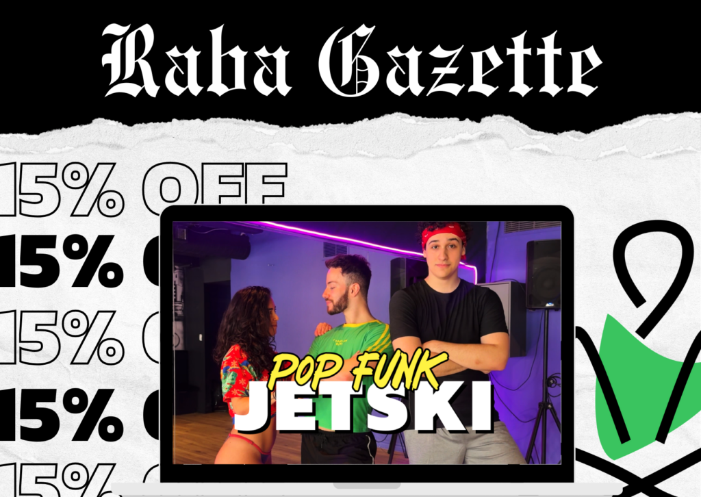 STAY UPDATED: NEW CHOREO, 15% OFF AND MORE!