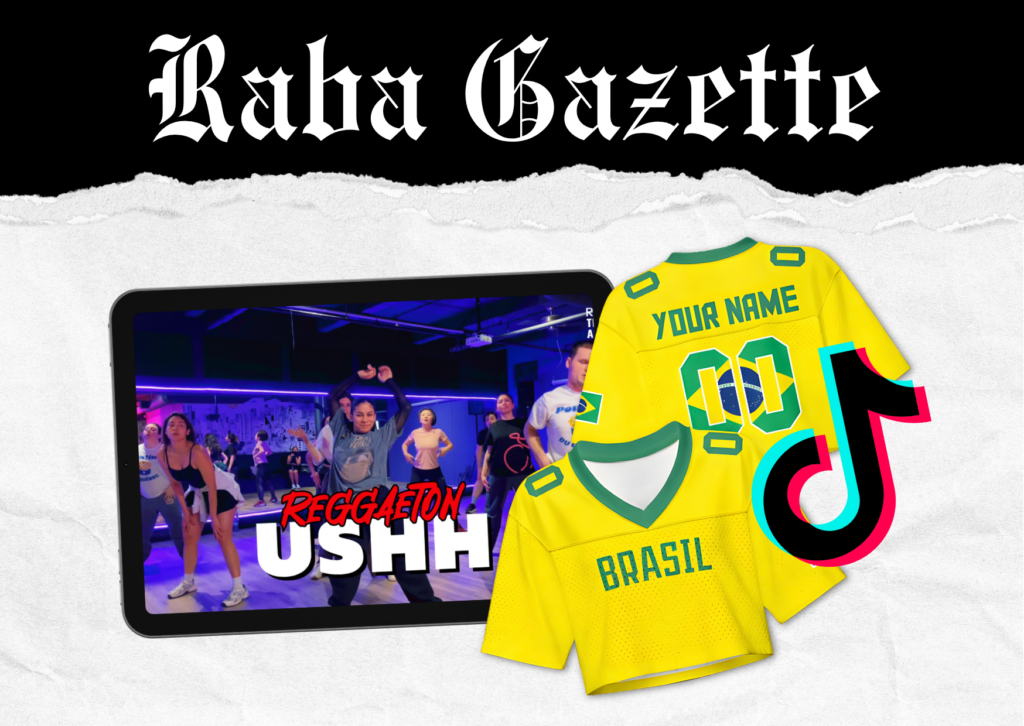 DON’T MISS OUT: BRAZIL T-SHIRT, RABA ON TIKTOK AND NEW YOUTUBE VIDEO!